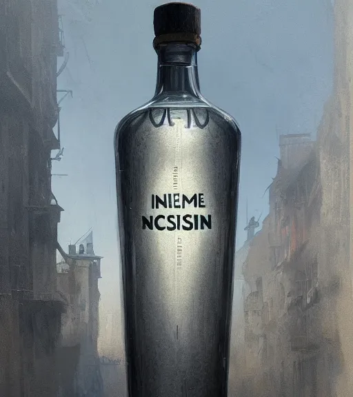 Prompt: liam neeson inside a gin bottle. magical atmosphere. art by greg rutkowski. lifelike. very detailed 8 k. intricate. soft light. nikon d 8 5 0.