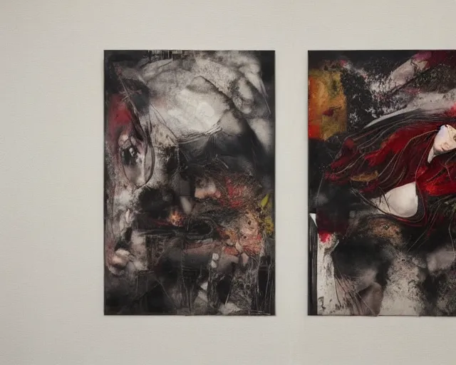 Image similar to eternal eclipse, a brutalist designed, rich deep colours, painted by guy denning, francis bacon, yoshitaka amano, sebastiao salgado, julia margaret cameron, adrian ghenie, james jean and petra cortright, part by gerhard richter, part by takato yamamoto. 8 k masterpiece.