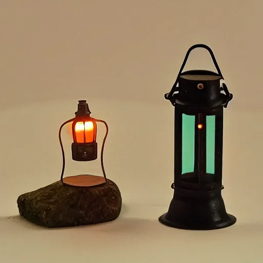 Image similar to solo traveler with lantern