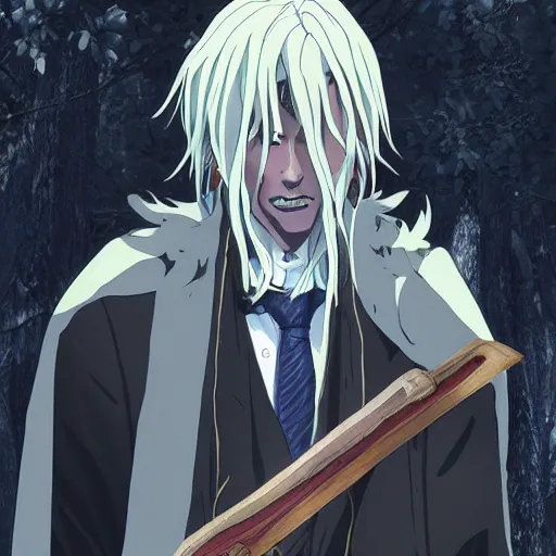 Prompt: elias ainsworth from the ancient magus'bride, realistic photograph, 8 k photo