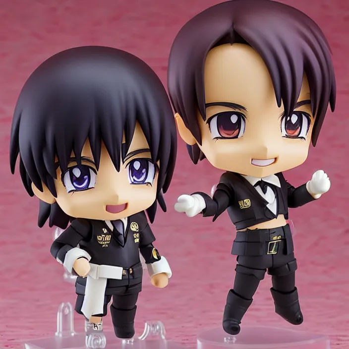 Prompt: sebastian pinera, an anime nendoroid of sebastian pinera, figurine, detailed product photo