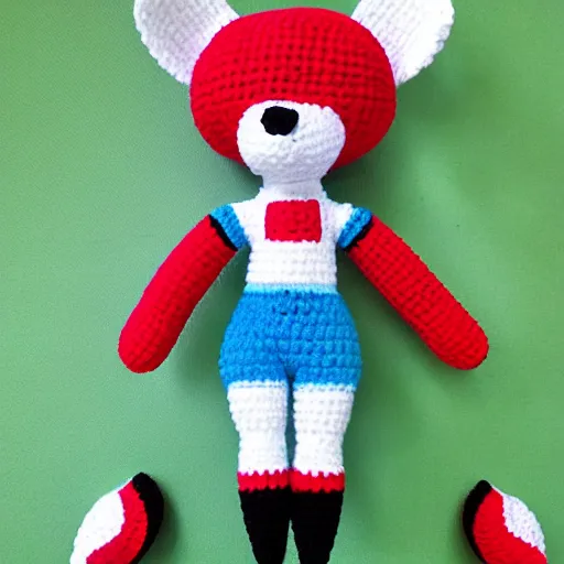 Image similar to cure crochered fox
