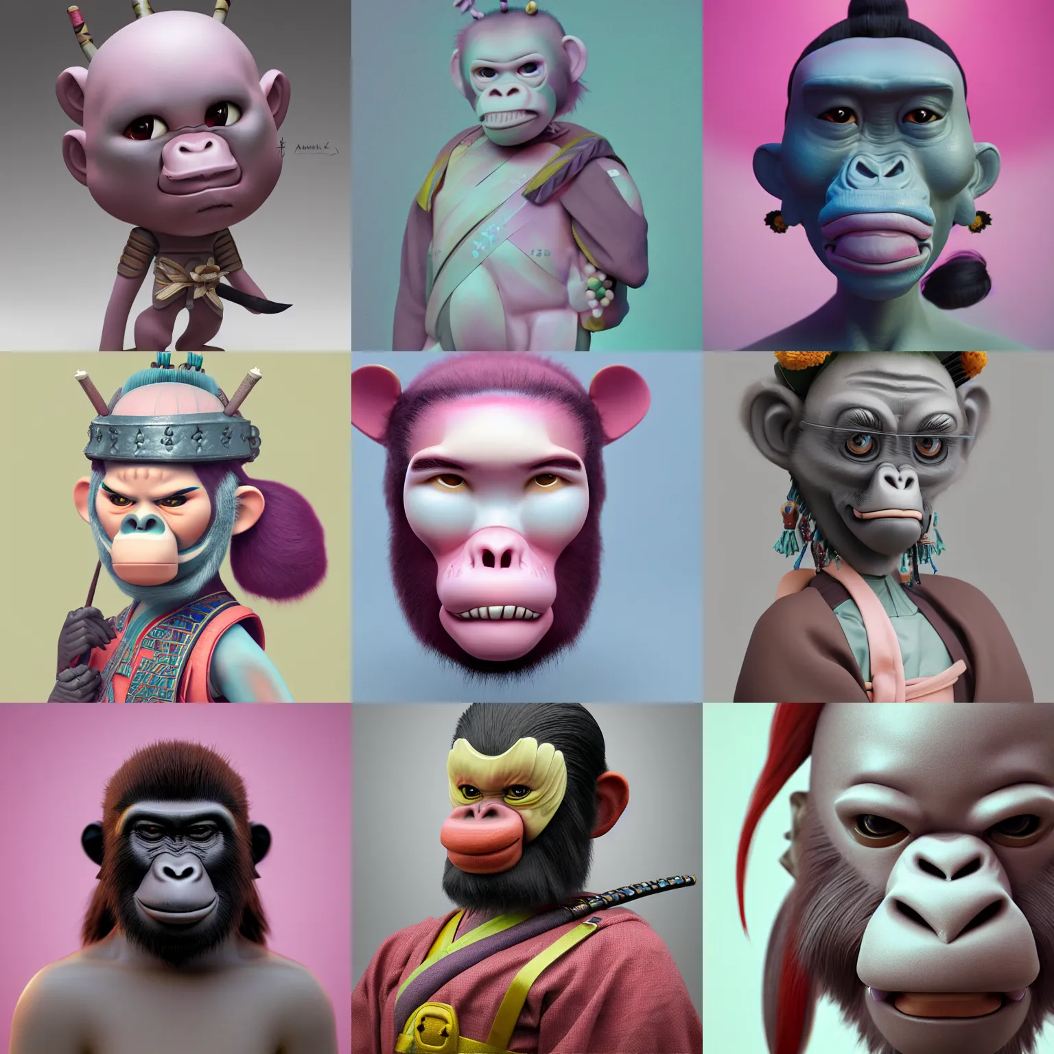 ArtStation - 3d character crazy monkey