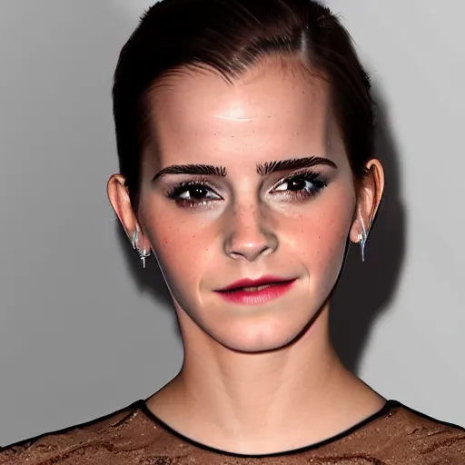 Prompt: emma watson kim kardashian hybrid