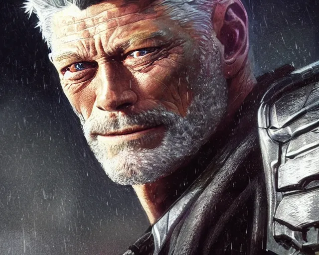 Image similar to highly detailed portrait of stephen lang as thomas wayne, in batman : arkham knight, stephen bliss, unreal engine, fantasy art by greg rutkowski, loish, rhads, ferdinand knab, makoto shinkai and lois van baarle, ilya kuvshinov, rossdraws, tom bagshaw, global illumination, radiant light, detailed and intricate environment