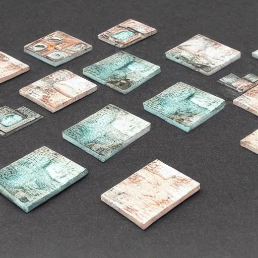 Image similar to a pack of 2. 5 d isometric tiles, high fantasy, medieval, alchemy, magical laboratory