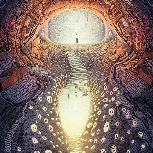 Image similar to trypophobia, digital, artstation, detailed intricate ink illustration, heavenly atmosphere, digital art, overdetailed art, concept art, complementing colors, trending on artstation, cgstudio, the most beautiful image ever created, dramatic, subtle, details, award winning artwork, beautiful scenery