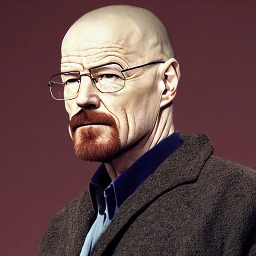 Image similar to walter white wearing cat ears,