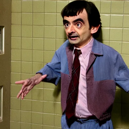 Prompt: Mr Bean stars in Stranger Things