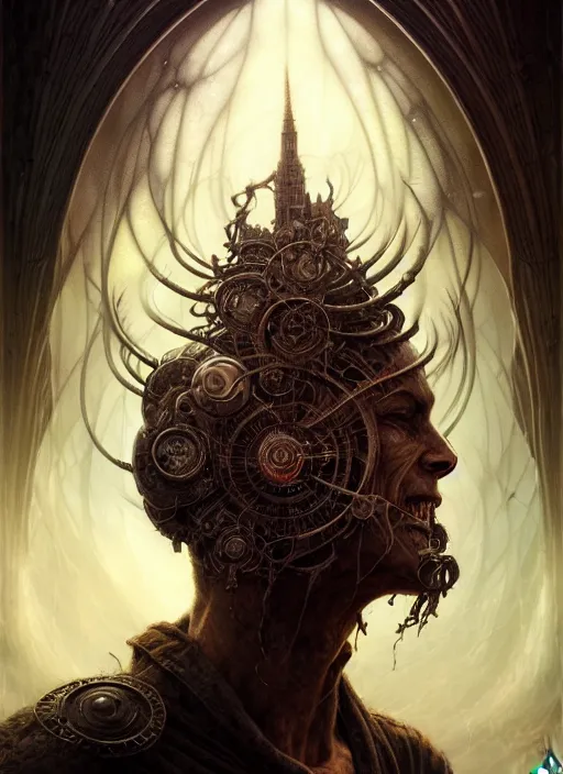 Prompt: portrait shot of demonic ghost, a scenic dystopian environment, intricate, elegant, highly detailed, centered, digital painting, artstation, concept art, smooth, sharp focus, illustration, artgerm, tomasz alen kopera, peter mohrbacher, donato giancola, joseph christian leyendecker, wlop, boris vallejo