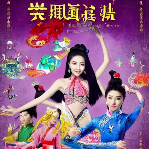 Image similar to who rules the world, bai fengxi, hei fengxi, fantasy, chinese fantasy, yin tao