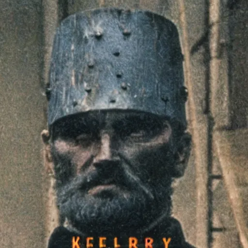 Image similar to ned kelly, close - up, hd color photo, epic action pose