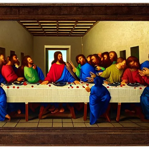 Image similar to the last supper as a aertsen pieter painting