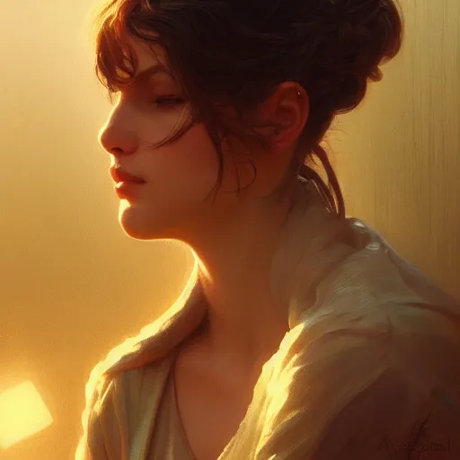 Image similar to the day i die, portrait, intricate, detailed, volumetric lighting, scenery, digital painting, highly detailed, artstation, sharp focus, illustration, artstation, art by artgerm and greg rutkowski and alphonse mucha