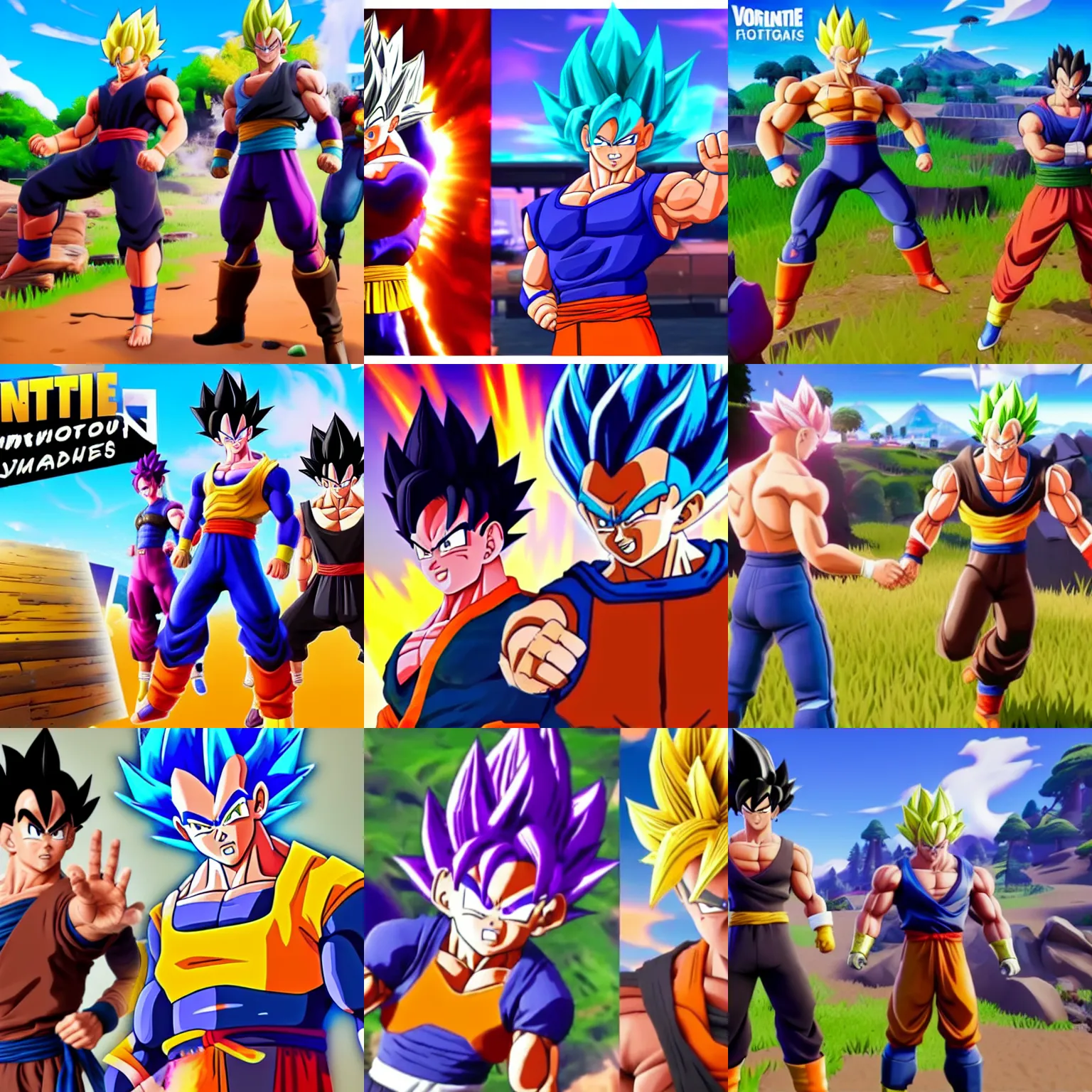 Fortnite + Dragon Ball Apresenta Son Goku, Vegeta e Mais