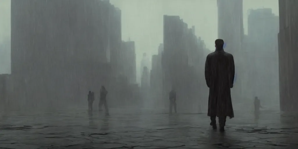 Prompt: A still from Blade Runner 2049 (2017) as painted by William-Adolphe Bouguereau