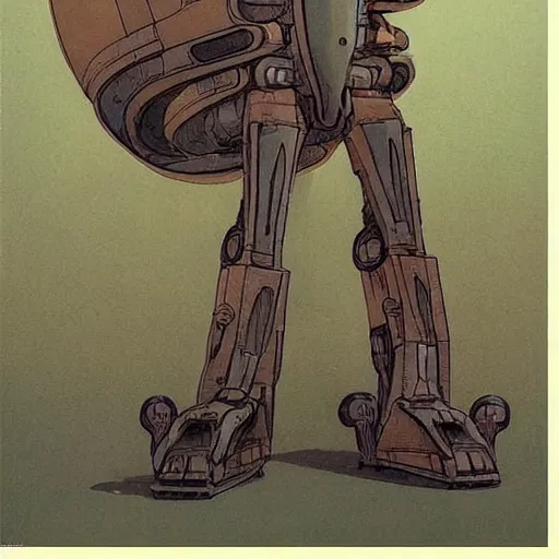 Image similar to Mœbius (((((((((((giant retro human shaped robot))))))))))) . muted colors. by Jean-Baptiste Monge !!!!!!!!!!!!!!!!!!!!!!!!!!!!!!!!!!!!!!!!