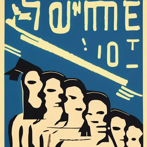 Image similar to a poster selling conformity in the style of david carson, grphic design - h 7 0 4