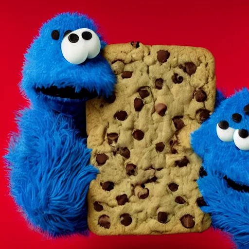 Image similar to cookie monster as joe biden. 3 5 mm. f 2. 8. award winning photograph. taken by annie leibovitz