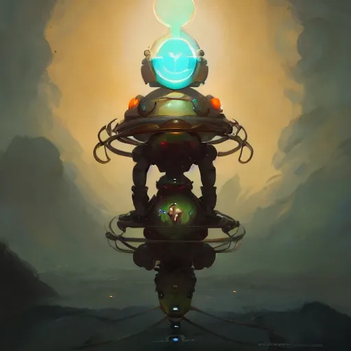 Prompt: zenyatta by pete mohrbacher and guweiz and josan gonzalez, graphic novel, artstation, deviantart, pinterest, 4 k uhd image