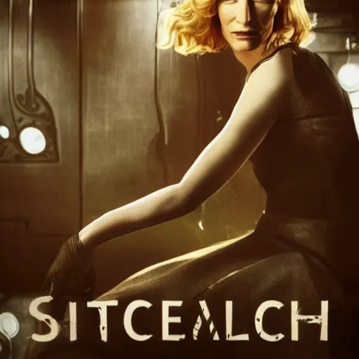 Image similar to cate blanchett , scifi, movie poster,