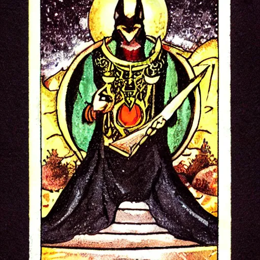 Image similar to tarot card