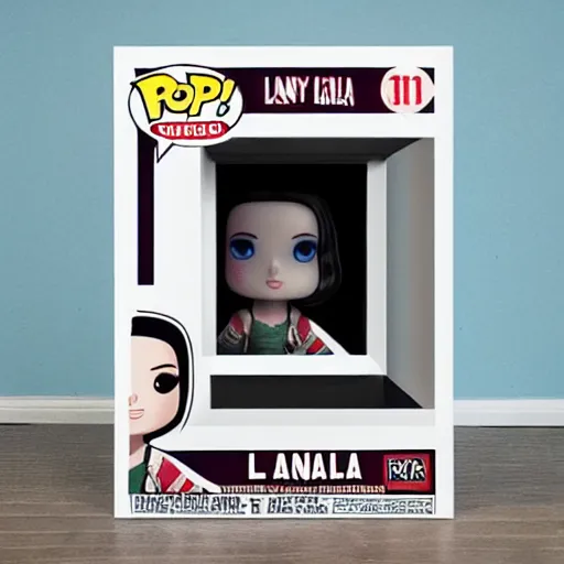 Image similar to Lana del rey funko pop, photorealistic, studio