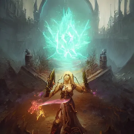 Image similar to necromancer the winner of coldopenstories FF, hearthstone art style, epic fantasy style art by Craig Mullins, fantasy epic digital art, epic fantasy card game art by Greg Rutkowski