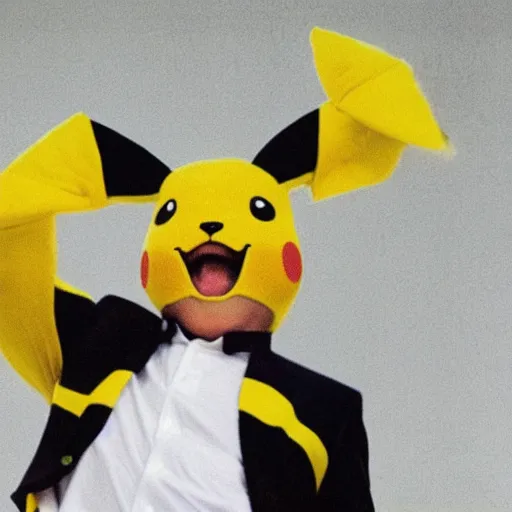 Image similar to Vladimir Putin dressed up as a pikachu ballerina, photo by Annie Liebovitz