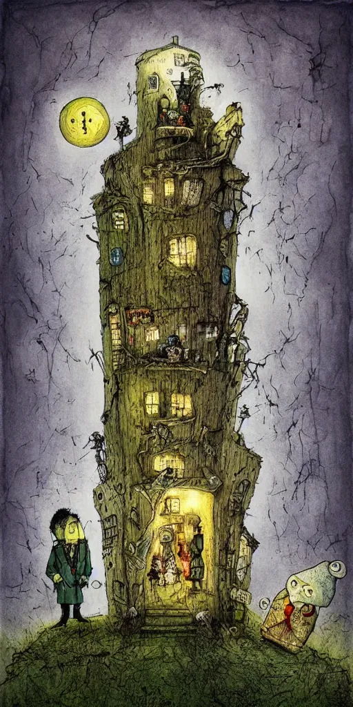 Image similar to a frankenstein scene by alexander jansson