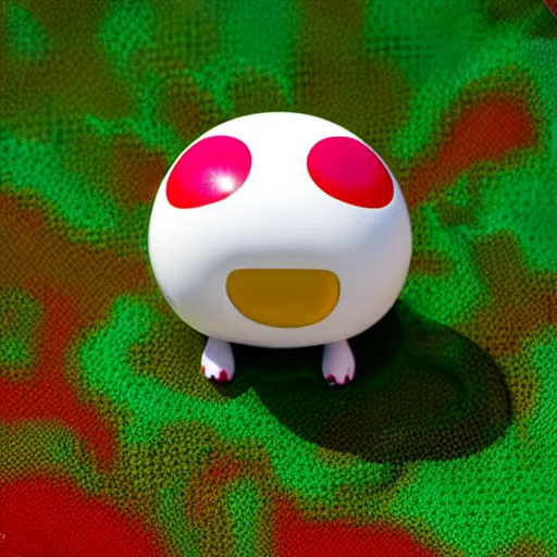 Image similar to 8 0 s cgi, cute character, takashi murakami, 3 d render, toy