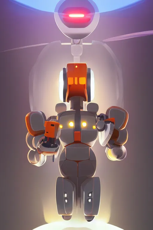 Image similar to metabots medabots medarotto medarot robot minimalist comics, behance hd by jesper ejsing, by rhads, makoto shinkai and lois van baarle, ilya kuvshinov, rossdraws global illumination ray tracing hdr radiating a glowing aura