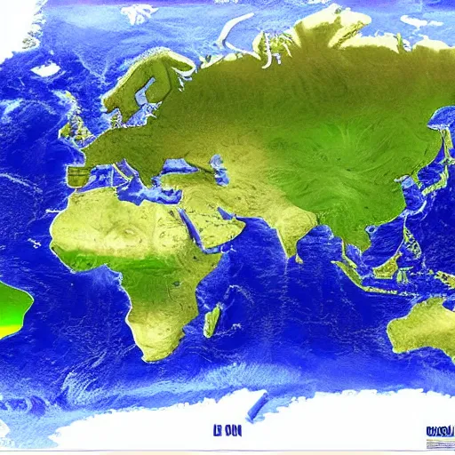 Image similar to flat earth map