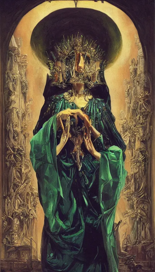 Image similar to the high priestess, art germ