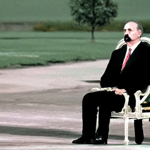 Prompt: Alexander Lukashenko as Vito Corleone