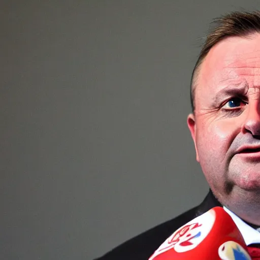 Prompt: anthony albanese on steroids