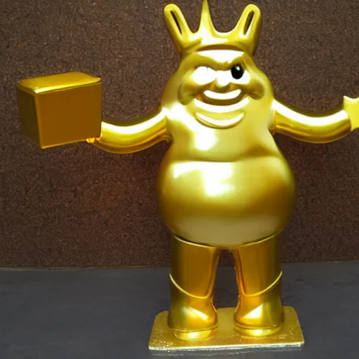 Prompt: golden bigmac