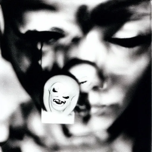 Image similar to ghost, polaroid, by jamel shabbaz, gregg araki, daido moriyama