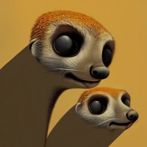 Prompt: goro fujita ilustration a beautiful meerkat by goro fujita, painting by goro fujita, sharp focus, highly detailed, artstation