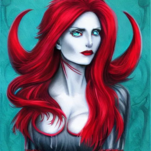 Image similar to red witch