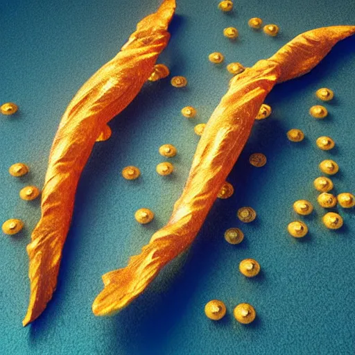 Image similar to Golden fish strip dancer hyperrealistic, octane render, dynamic lighting