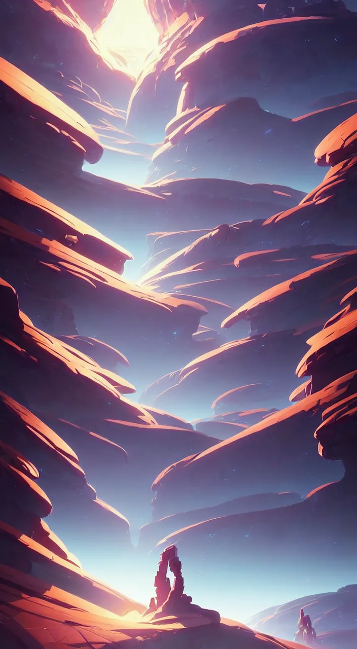 Image similar to type 3 civilization in space, in marble incrusted of legends official fanart behance hd by jesper ejsing, by rhads, makoto shinkai and lois van baarle, ilya kuvshinov, rossdraws global illumination