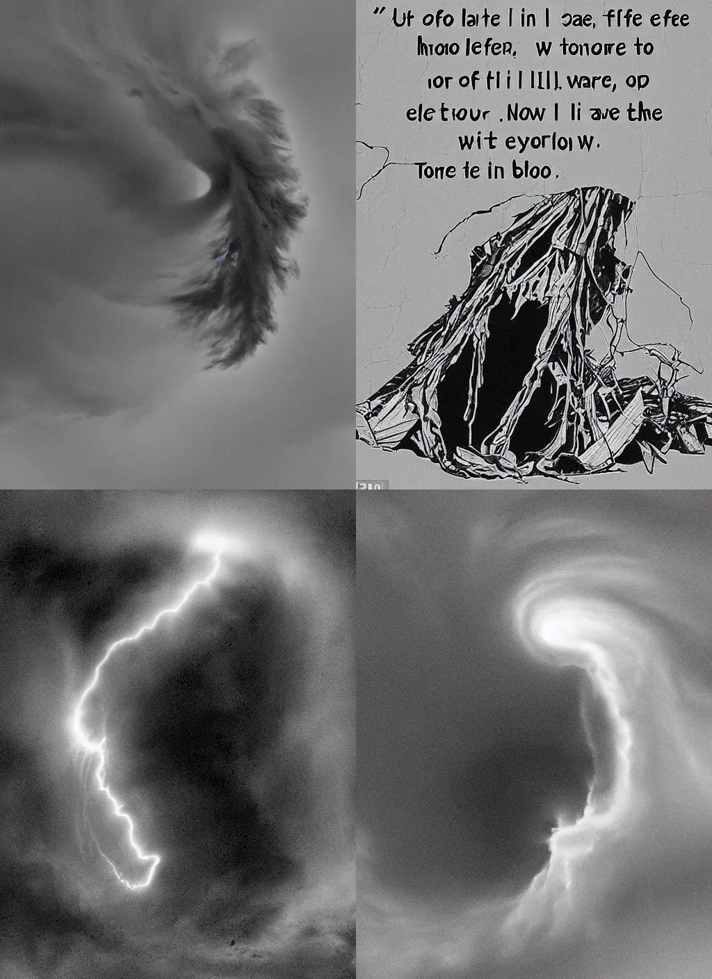 Prompt: But now I'm safe in the eye of the tornadoI can't replace the lies, that let a 1000 days goNo more living trapped insideIn her way I'll surely dieIn the eye of the tornado, blow me away