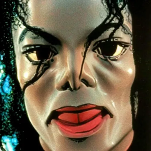 Image similar to A still of Michael Jackson in Star Trek (1966) realistic,detailed,close up