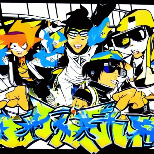 Image similar to Ryuta Ueda's Jet Set Radio