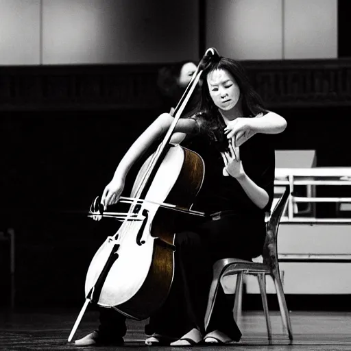 Prompt: concertfor cello and nuclear bomb