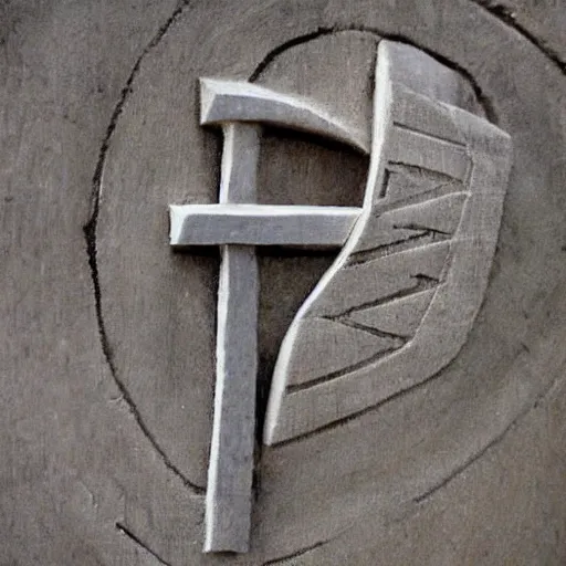 Image similar to carving of a norse rune