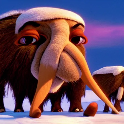 Image similar to manfred the mammoth from ice age ( 2 0 0 2 )