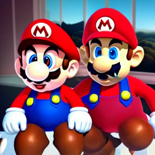 Image similar to a third mario brother named giuseppe