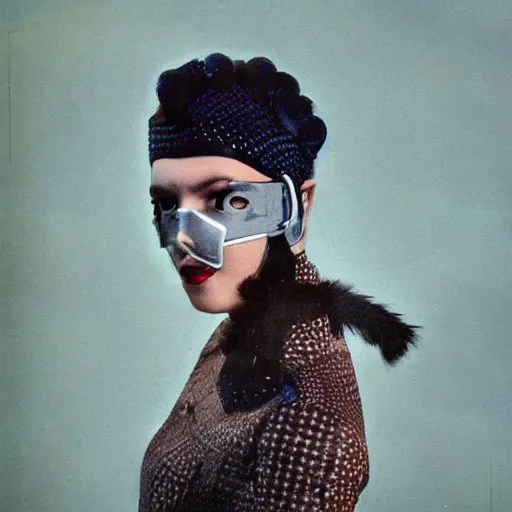 Image similar to dystopian retro future fashion photos